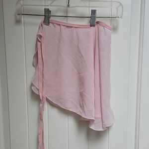 Elegant Pink Chiffon Skirt For Ballet, Dance, Cheer, Theater, Performance